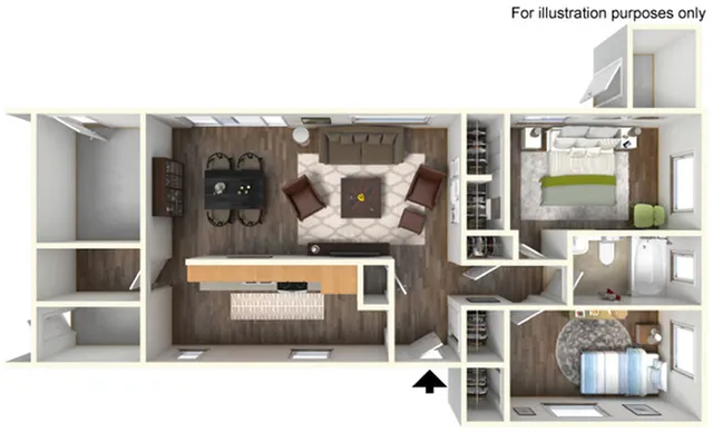 campbell crossing fort campbell | 2 bedrooms