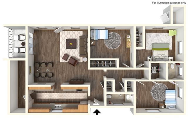 fort campbell crossing | 3 BR
