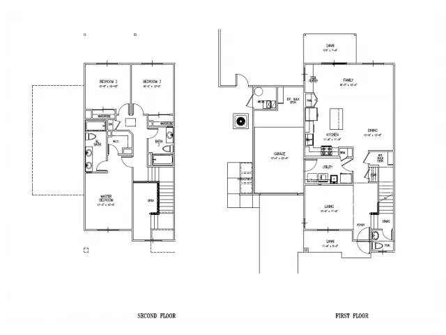 3 Bedroom Floor Plan | Schofield Barracks Housing | Island Palm Communities