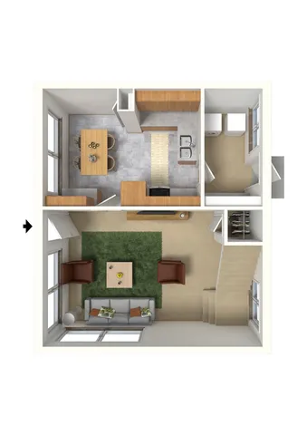Bougainvillea Floor Plan (Hale Na Koa)