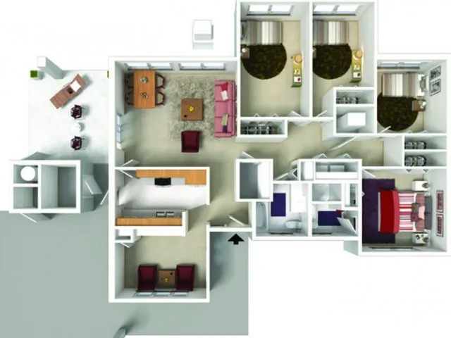 4BR WHITE GINGER- 1359sf