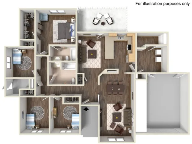 4bd with garage