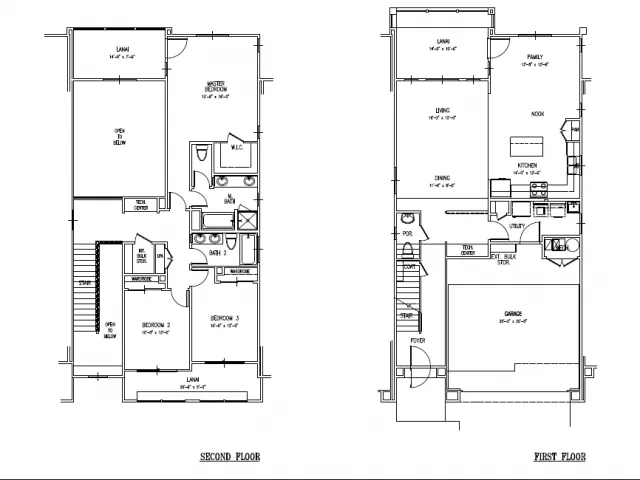 Floor Plan 20 | Schofield Barracks Housing | Island Palm Communities