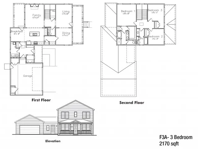 Three BDRM Field Grade Floor Plan | On Post Housing Fort Drum