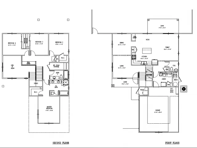 4-bedroom two story single family home on FTSH, AMR, 2299 sq ft, with 2-car garage