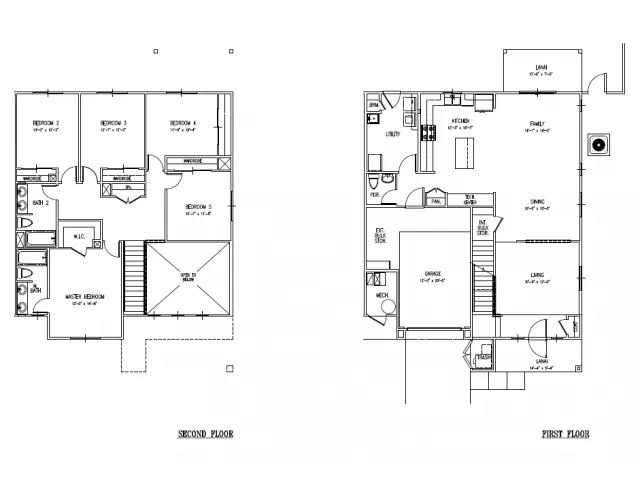 5-bedroom two story townhome, 2300 sq ft, with 1-car garage and fencd in yard