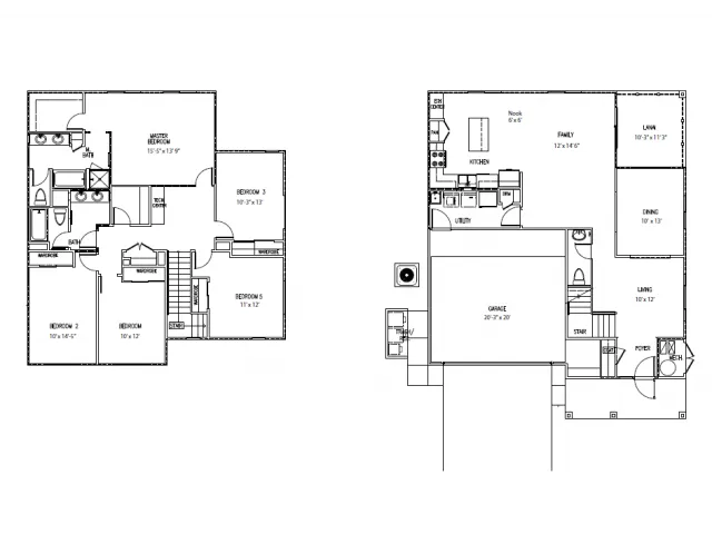 5-bedroom new single family home on FTSH, AMR, 2460 sq ft, with central air,2-car garage