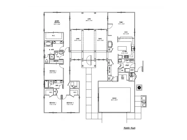 4-bedrooom new SO home, single level, large open floor plan at 2428 sq ft