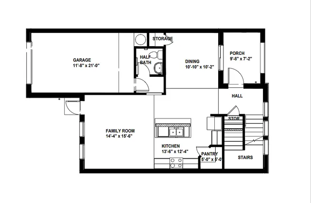 3 Bed Townhome First Floor