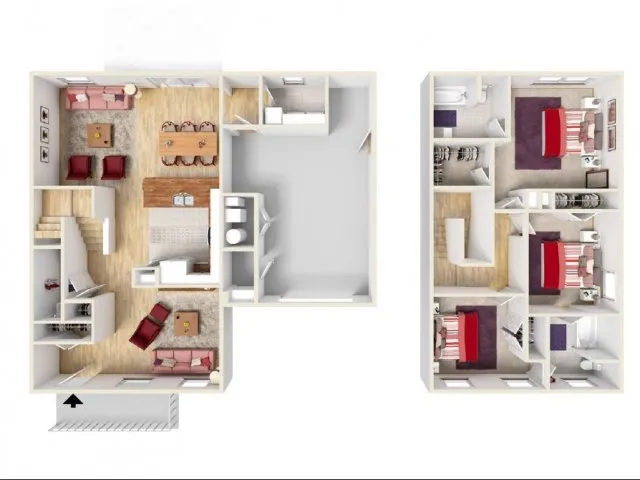 Floor Plan 9 | Fort Knox Military Housing | Knox Hills