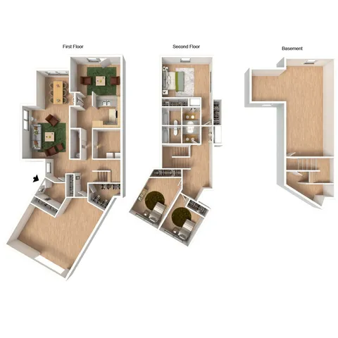 With Furniture