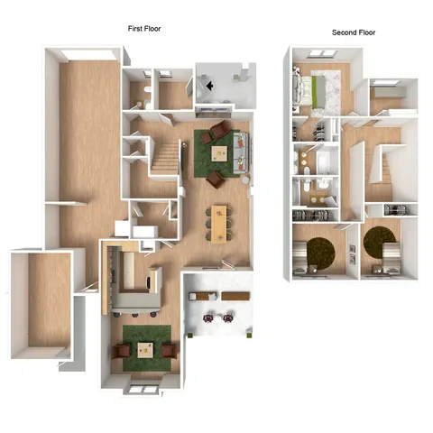 With Furniture
