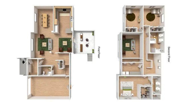 With Furniture