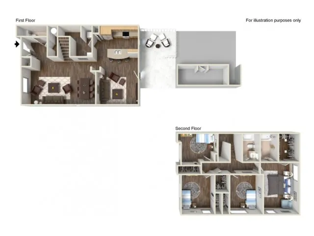 4 bedroom two story home