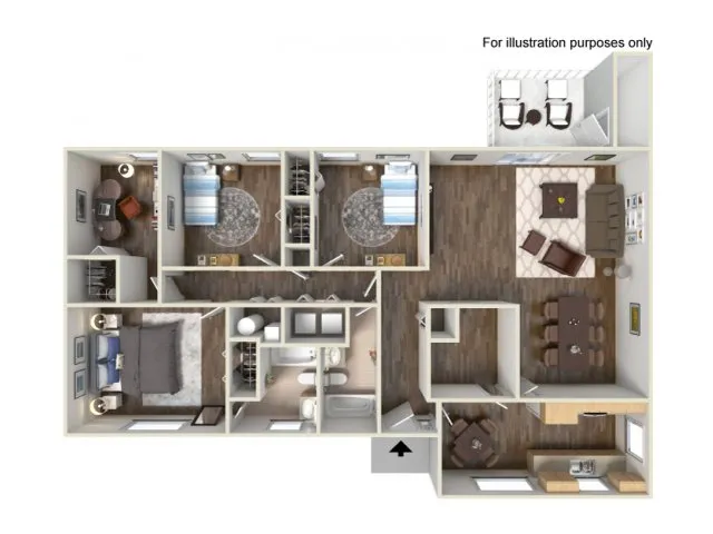 Floor Plan 11 | Fort Cavazos Housing | Cavalry Family Housing