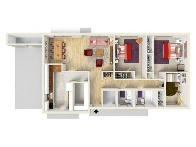 Floor Plan 6 | Fort Knox Housing | Knox Hills