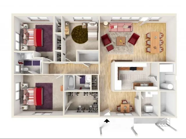 Floor Plan 13 | Ft Knox Housing | Knox Hills