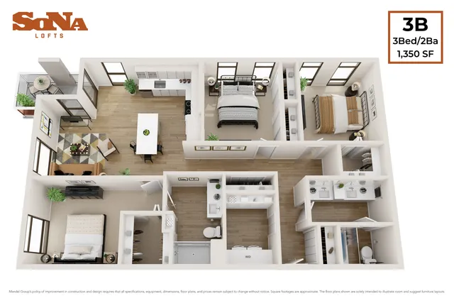 3 Bedroom 2 Bath