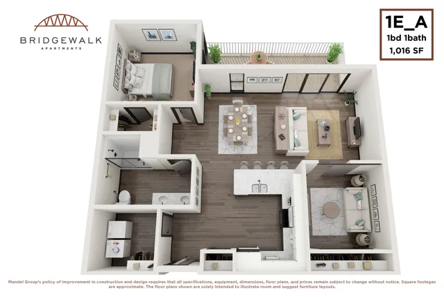 1 Bedroom 1 Bath Alternate