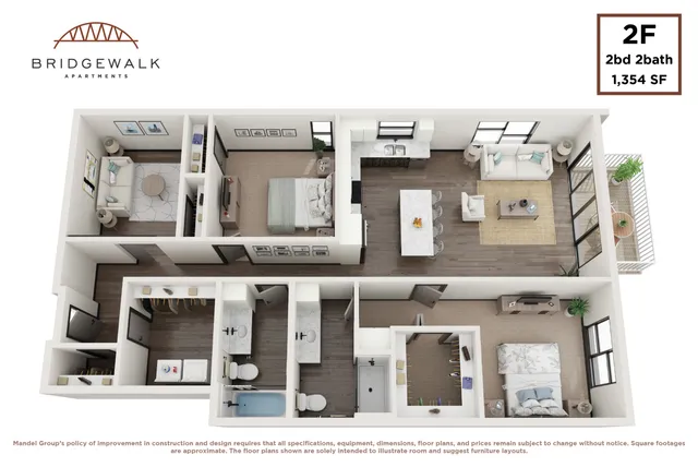 2 Bedroom 2 Bath