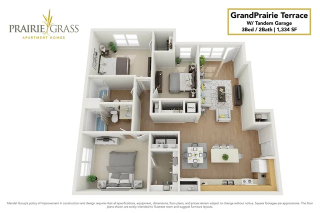 GRANDPRAIRIE TERRACE W/ TANDEM GARAGE