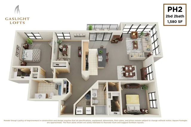 1 bedroom, 1 bath