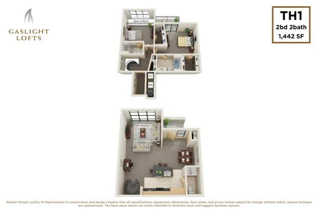 1 bedroom, 1 bath