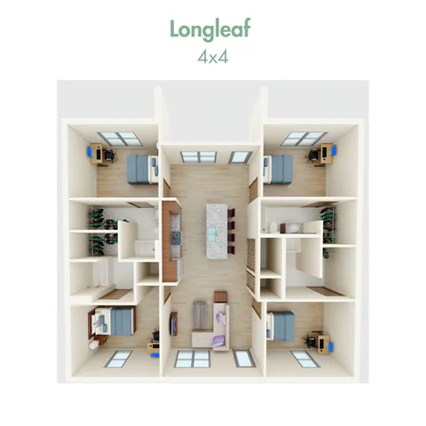 4X4 Flat