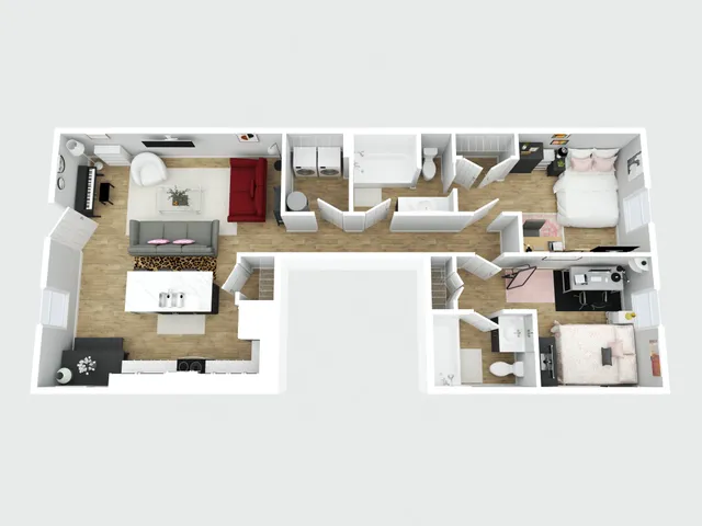 2 bedroom