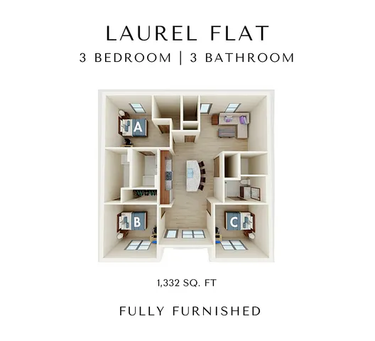 Laurel Flat Fully Furnished