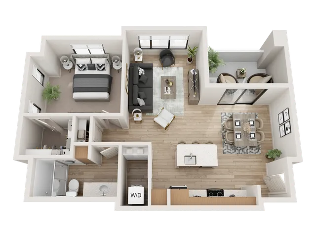 acero on roosevelt one bedroom apartment