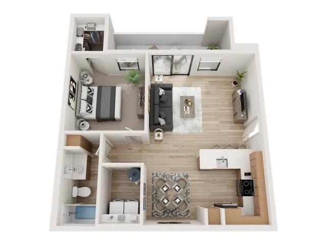 acero on roosevelt one bedroom apartment