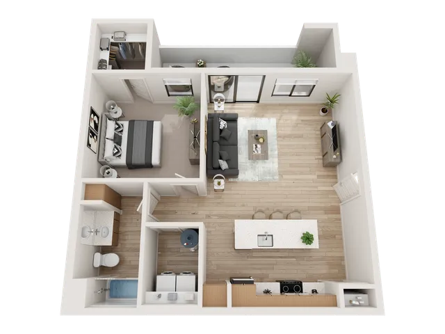 acero on roosevelt one bedroom apartment
