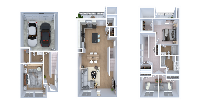 Shoreline 3D Floor Plan