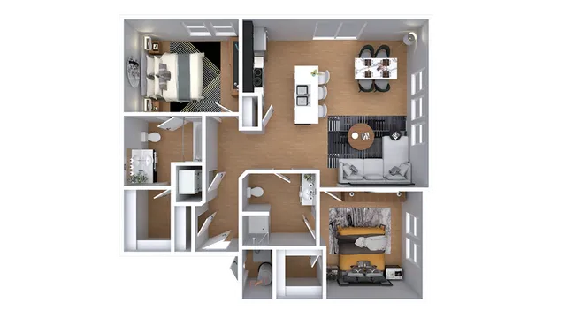 McIntosh | 2bd, 2ba - 1,040 sqft.