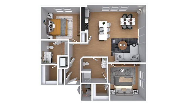 Rees | 2bd, 2ba - 1,038 sqft.
