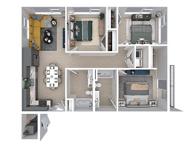 Brittanic | 3bd, 2ba - 1,175 sqft.