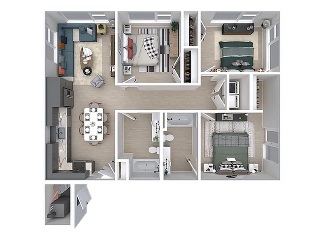 Ferromex | 3bd, 2ba - 1,122 sqft.
