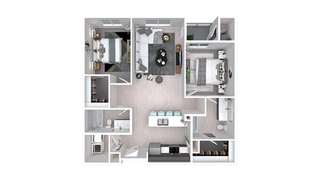 Canyon | 2bd, 2ba - 944 sqft.