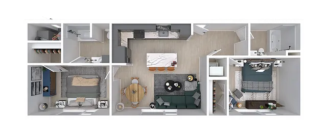Rovos | 2bd, 2ba - 910 sqft.