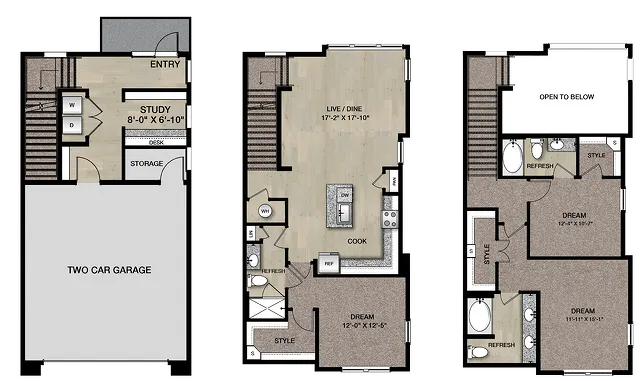 TH2_Three Bedroom_Paloma Village