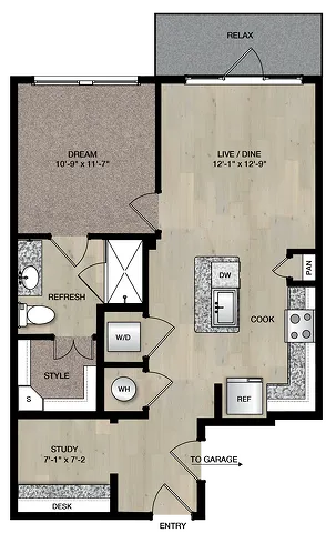 A1G_One Bedroom_Paloma Village