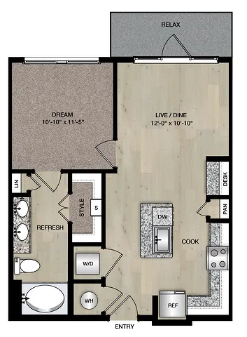 A2_One Bedroom_Paloma Village