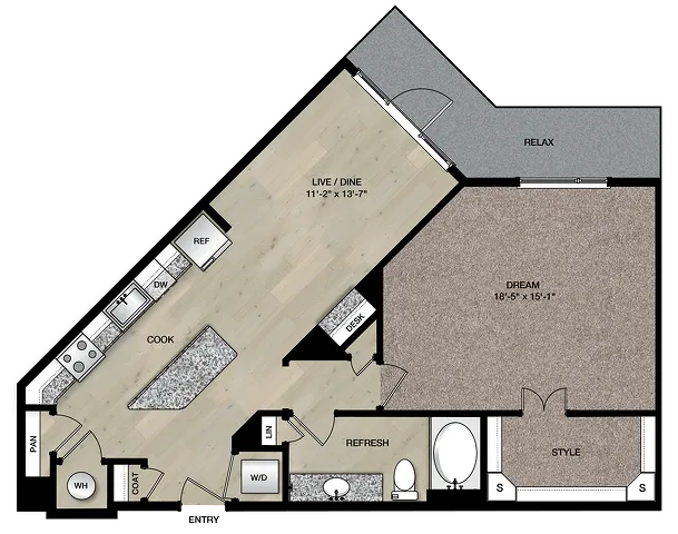 A4A_One Bedroom_Paloma Village