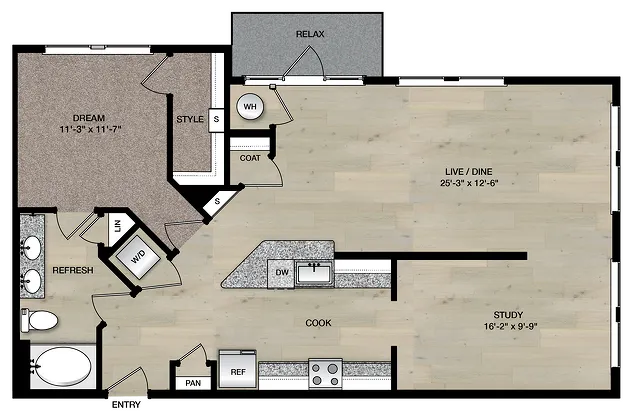 A6A_One Bedroom_Paloma Village