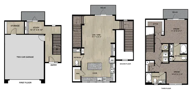 TH1_Two Bedroom_Paloma Village