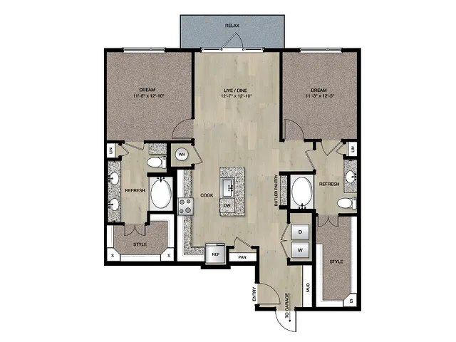 B1GB_Two Bedroom_Paloma Village