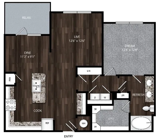 A5_Union_House_One_Bedroom_Modern_Apartment_North_Texas
