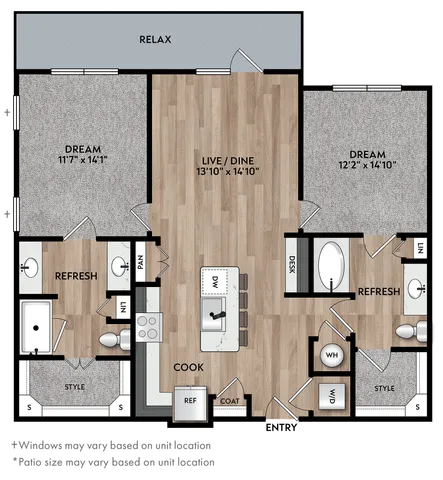 B2 Floor Plan | Harvest House