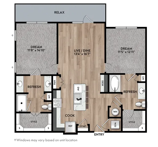 B2.2 Floor Plan | Harvest House